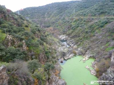 Garganta Picadas_Via Verde Alberche;grupos para caminar por madrid ruta de los almendros senderismo 